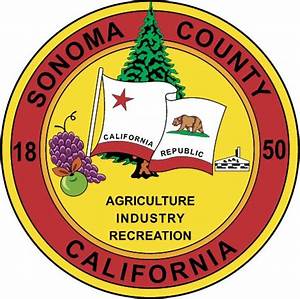 Sonoma County California Agriculture Industry Recreation logo