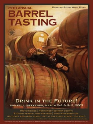 Barrel Tasting 2007 29th Annual poster