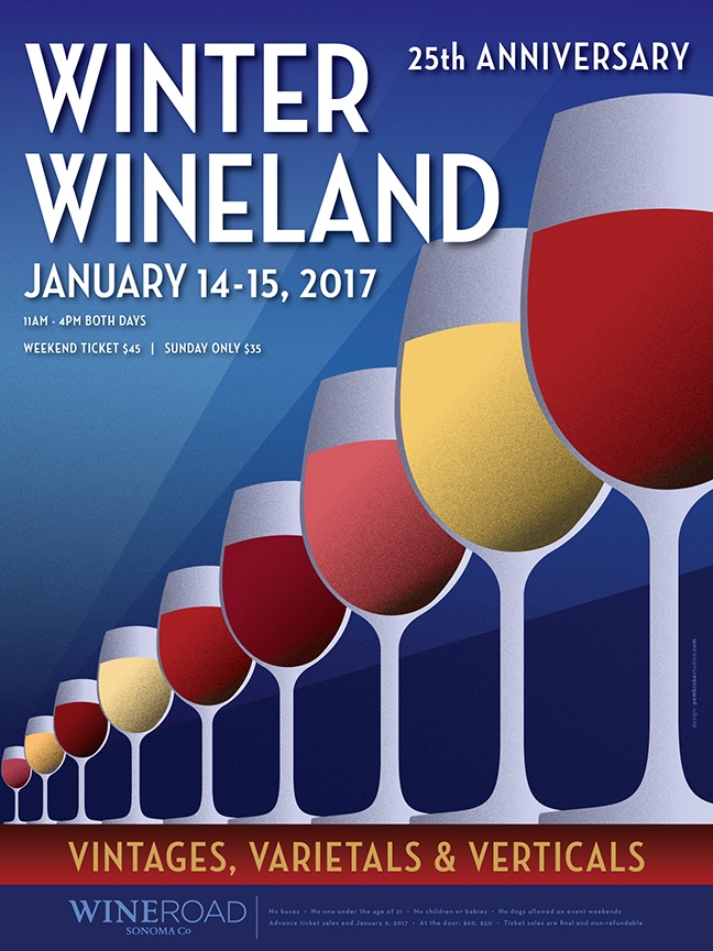 Winter Wineland 2017 25th Anniversary poster