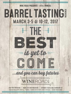 barrel tasting 2017 poster
