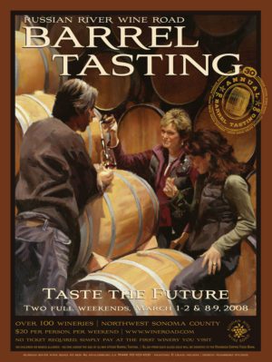 barrel tasting 2008 poster