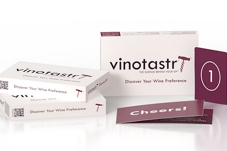 Vinotastr kits with the 1-2-3-4 strips shown plus the front of the instructions.